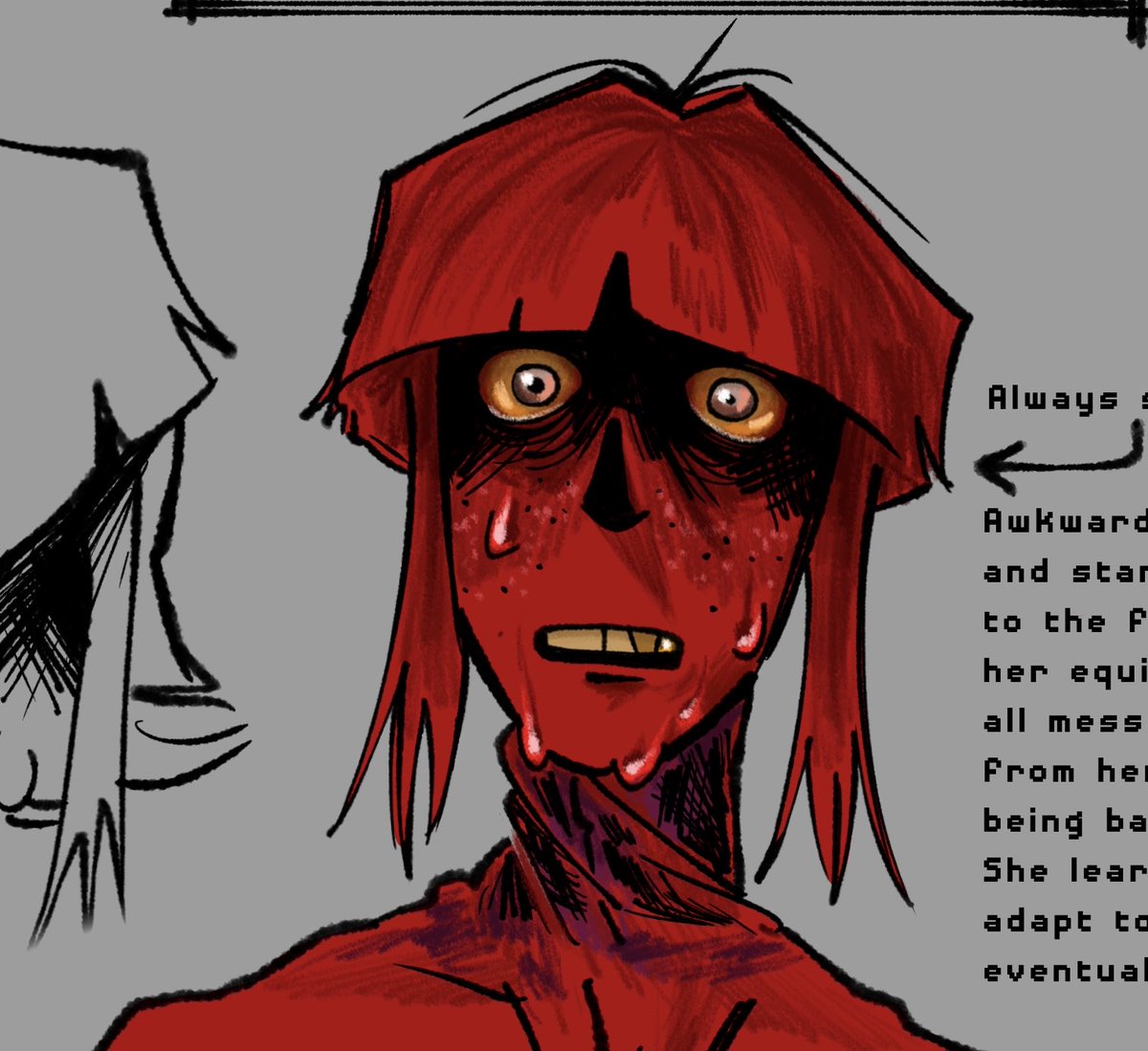 scarily_lacking's tweet image. Finally figured out a rendering style I’m happy with