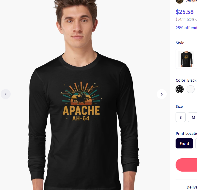 ed_crist's tweet photo. https://t.co/EatyREkAwF
.
Apache AH-64 Retro Sunset T-Shirt | Vintage Military Helicopter Gunship Silhouette | Aviation Lover Gift Long Sleeve T-Shirt #longsleeve #apachehelicopter #FridayVibes #militaryfashion #USArmy #USNavy #aviation #Redbubble good friday https://t.co/mLOGhkFp3B