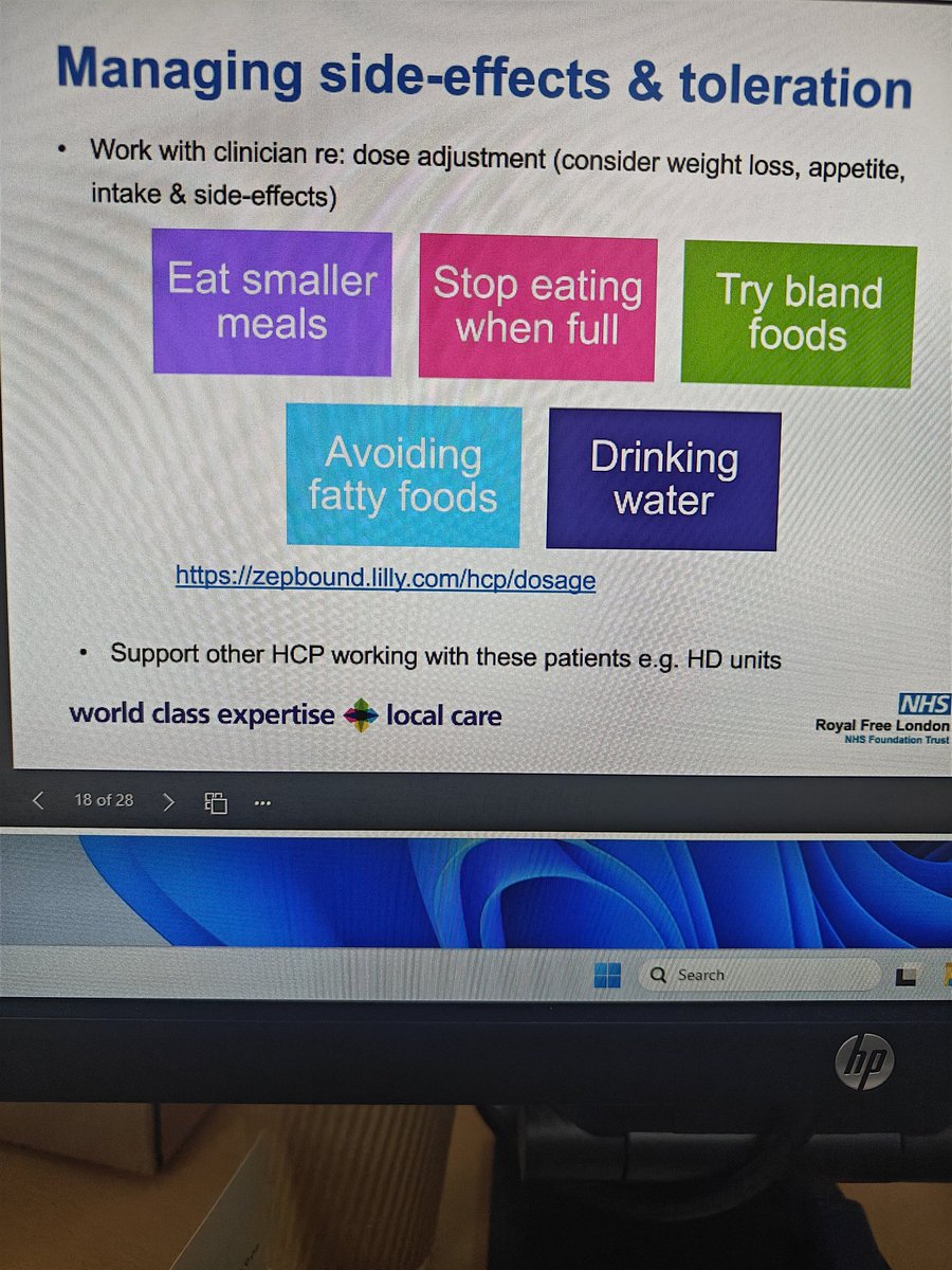 Catching up the #GLP1 webinar from #kidneydietitiansweek