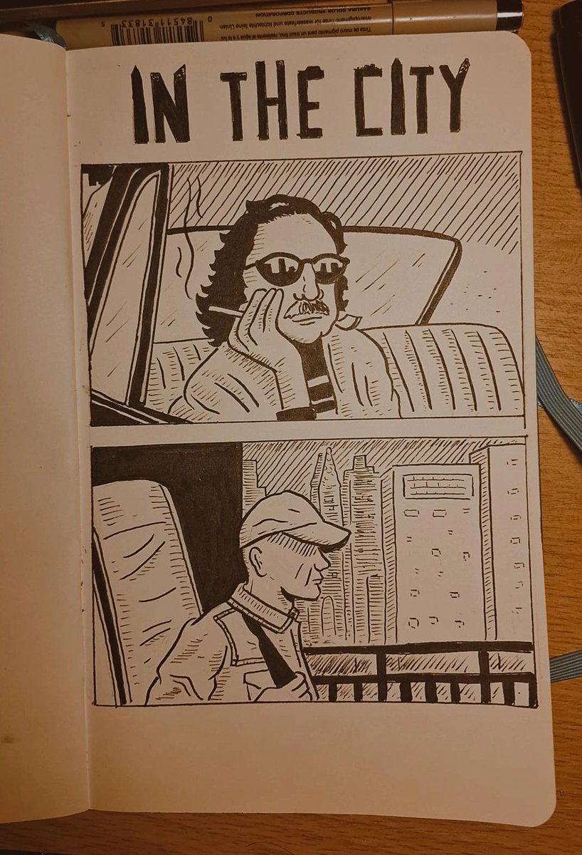 I sleep alone. Dibujo de madrugada para celebrar la hermosa canción de Charly García con Sting.