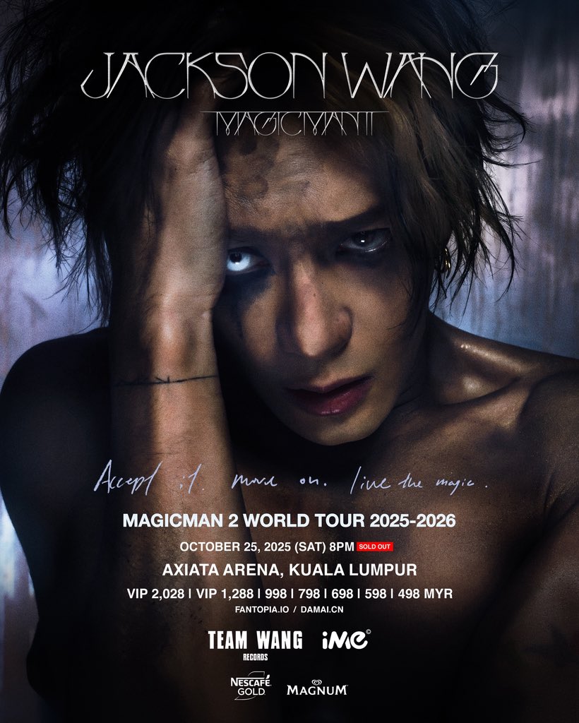 fantopia_global's tweet photo. MAGICMAN 2 WORLD TOUR 2025-2026 IN KUALA LUMPUR

🎊 Tickets are officially SOLD OUT!
We’re so thankful for your amazing support and can’t wait to experience the MAGIC together! 😍🪄

#MAGICMAN2WORLDTOUR
#JACKSONWANGWORLDTOUR
#잭슨 #王嘉尔 #JacksonWang #TEAMWANGRecords
#iMeMY #iMeMalaysia #iMeAsia
#MALAYSIA #KUALALUMPUR