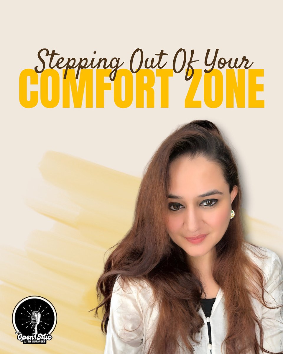 Your next level is waiting… just outside your comfort zone.

Episode 1: Stepping Out of Your Comfort Zone. Listen. Leap. Transform. 🌱🎧

#TheOpenMicWithGurmeet 

open.spotify.com/episode/2Dyn2l…