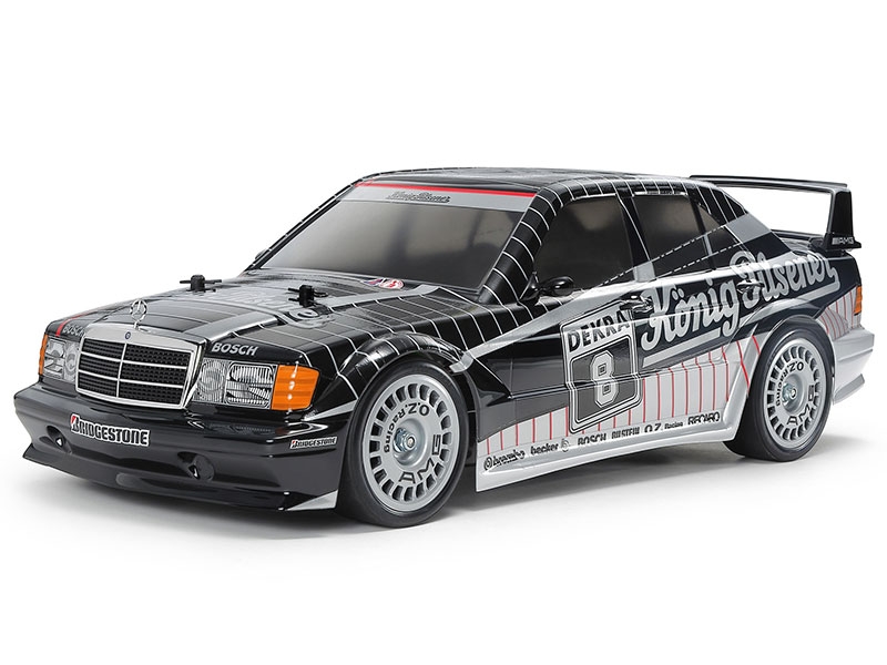 Arriving in December (TT-02)! 

The Mercedes-Benz 190E Evo II was a limited-production homologation special built in 1990 to meet racing regulations for the German Touring Car Championship (DTM).   

Perfect edition to a Tamiya RC <a href="/DTM/">DTM</a> collection.. or the start of one!