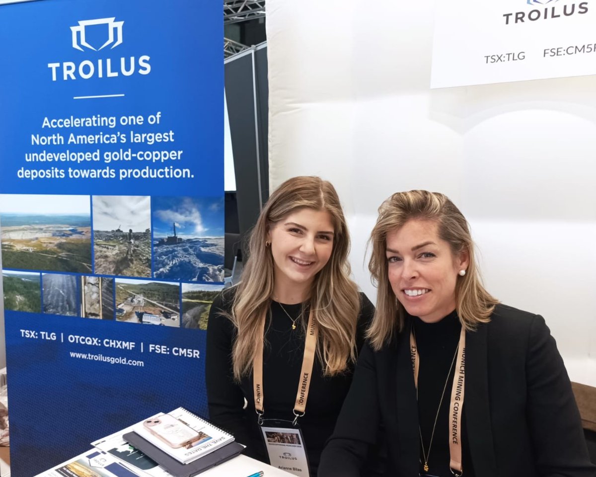 Last week, the Troilus team attended the Munich Mining Conference. It was a great opportunity to reconnect with long-time shareholders and to introduce the Troilus Gold-Copper Project to investors looking for new opportunities.

Thank you to everyone who took the time to stop by.