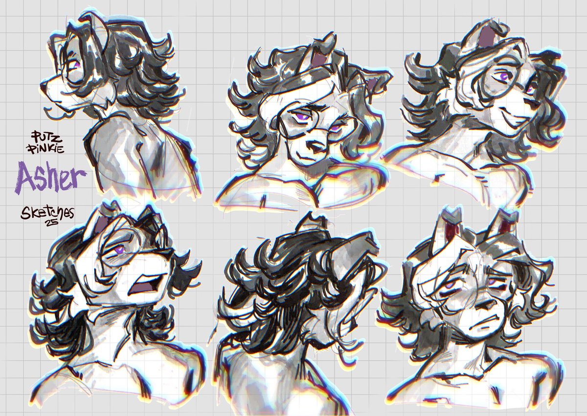 Bi-Boy (Asher) expressions sketches

Made traditionally with pencil, alcohol marker and nankin, digitally manipulated