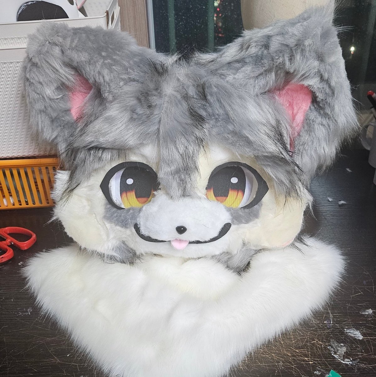 Ruby_Fursuit_'s tweet photo. Fursuit Commission Complete! 

Owner : @ 비담킹

#fursuithead #fursuit #Commission https://t.co/PpExfv8BIF