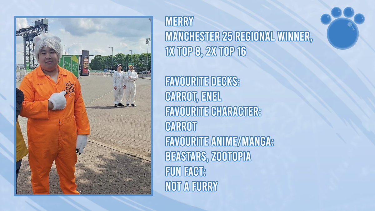 Next up is <a href="/MerryTcg54262/">Merry TCG</a> who recently won the Manchester Regional

Not a furry btw