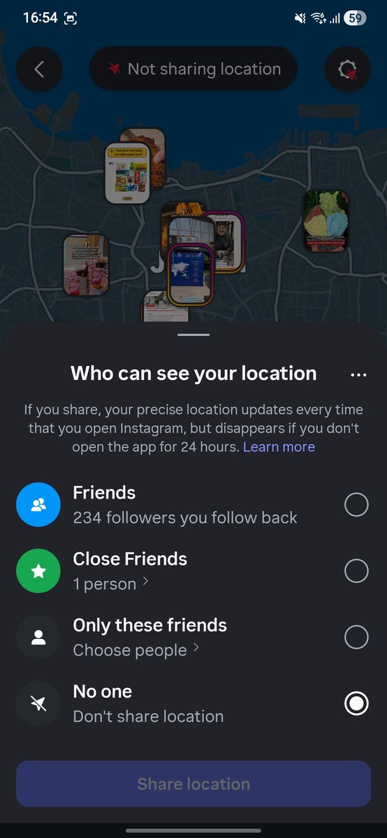 cikukucing's tweet photo. Nge-share ini di akun pribadi tapi kayaknya share disini bakal lebih bermanfaat 😌
Matiin aja fitur maps sharing di IG. Location lu bakal dishare, secara real time selama lagi buka IG. Bisa akurat sampe ke gang rumah 🥴 https://t.co/F3BTP88LTV