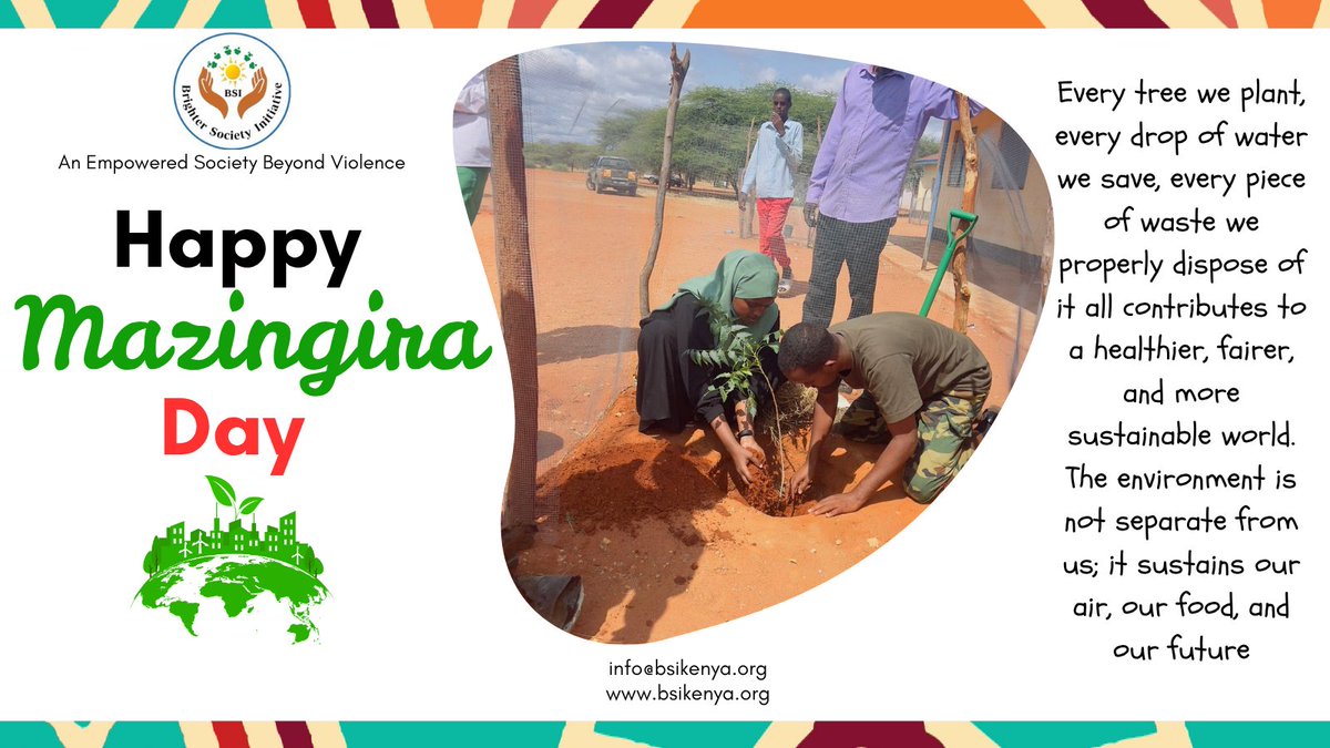 When we care for nature, we protect communities from floods and droughts, safeguard food security, and ensure that generations to come inherit a planet full of life and opportunity.
#MazingiraDay2025 
#MazingiraDay2025KE 
#MazingiraDay 
#MazingiraYetuWajibuWetu