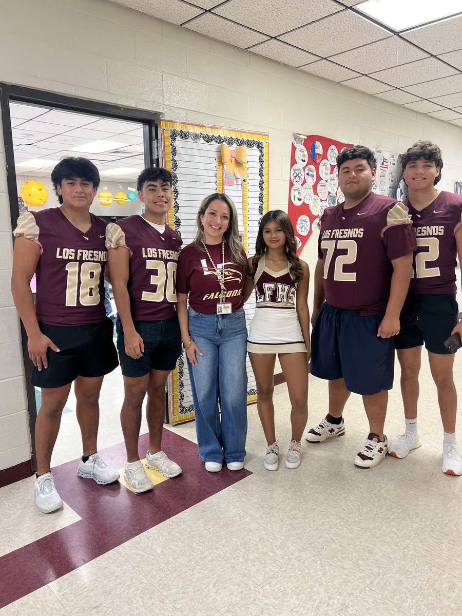 Wishing you an incredible season ahead! Hope this year brings you BIG wins, no injuries, and success! GO FALCONS! <a href="/LosFresnosFB/">Los Fresnos Football</a> <a href="/Las_Yescas/">Las Yescas</a>