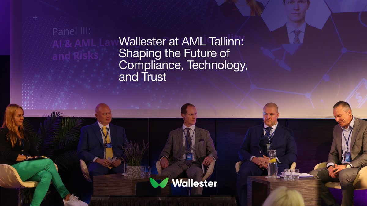 Wallester (@wallester_com) on Twitter photo #Wallester at #AMLTallinn 2025 🇪🇪
Our Chief AML Officer Aivar Paul & Head of AML Indrek Tibar joined regulators and fintech leaders to discuss how transparency, technology and trust are shaping compliance.
Get the full story here → wallester.com/blog/company/w… #Wallester at #AMLTallinn 2025 🇪🇪
Our Chief AML Officer Aivar Paul & Head of AML Indrek Tibar joined regulators and fintech leaders to discuss how transparency, technology and trust are shaping compliance.
Get the full story here → wallester.com/blog/company/w…