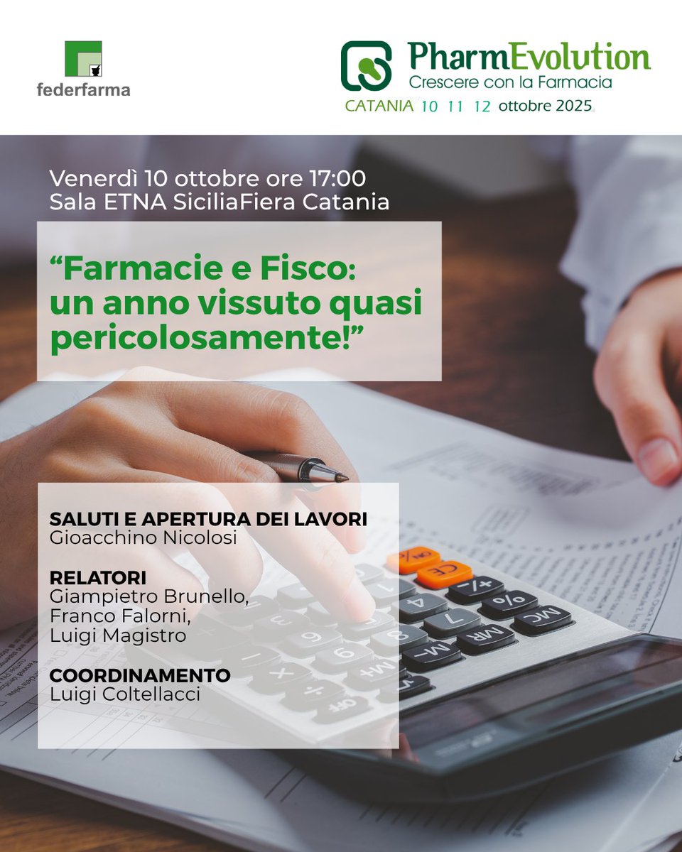Formazione, confronto e prossimità: gli appuntamenti con Federfarma a #PharmEvolution2025 saranno incentrati sulla rete delle farmacie come presidio sanitario e sociale con focus su sostenibilità, nuove generazioni e stabilità della Farmacia dei Servizi.
pharmevolution.it
