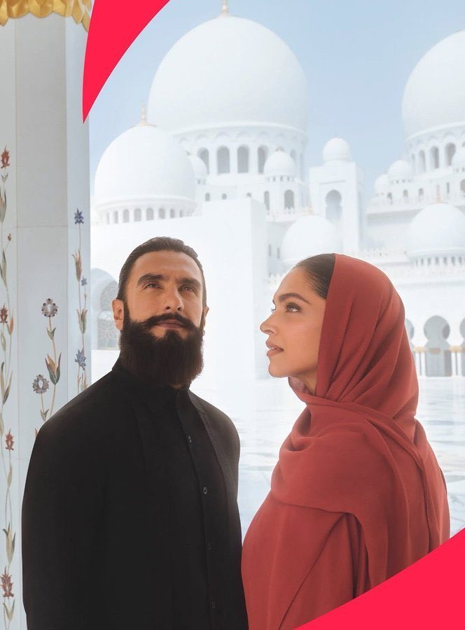 Deepika in abaya along with Ranveer for an ad campaign for Abu Dhabi tourism.

This campaign has triggered so many lmaooo