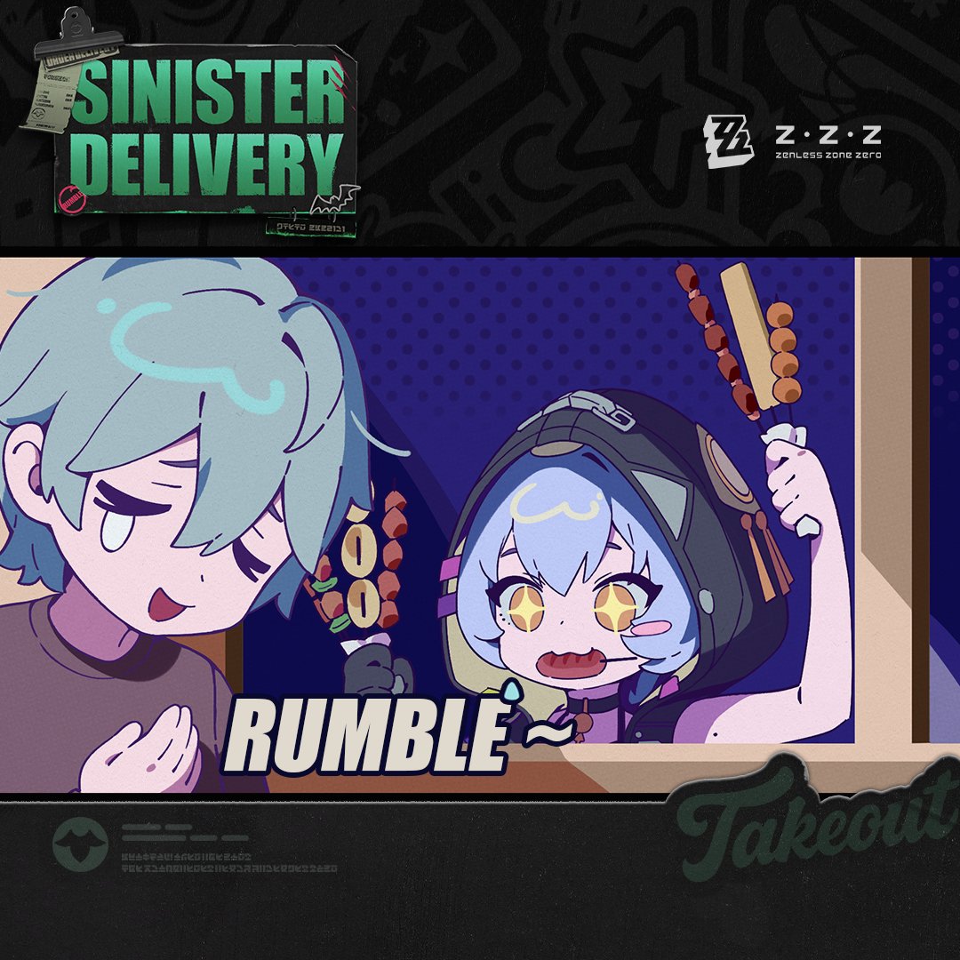 ZZZ_EN's tweet image. Sinister Delivery
"Hey... Open the window... I'm here..."
"These tears of fright, shamefully trickling down from the corners of my mouth."