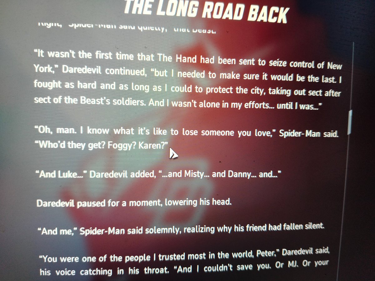 Not only Foggy and Karen are fucking dead, but also every single superhero buddy of Matt, including his Peter