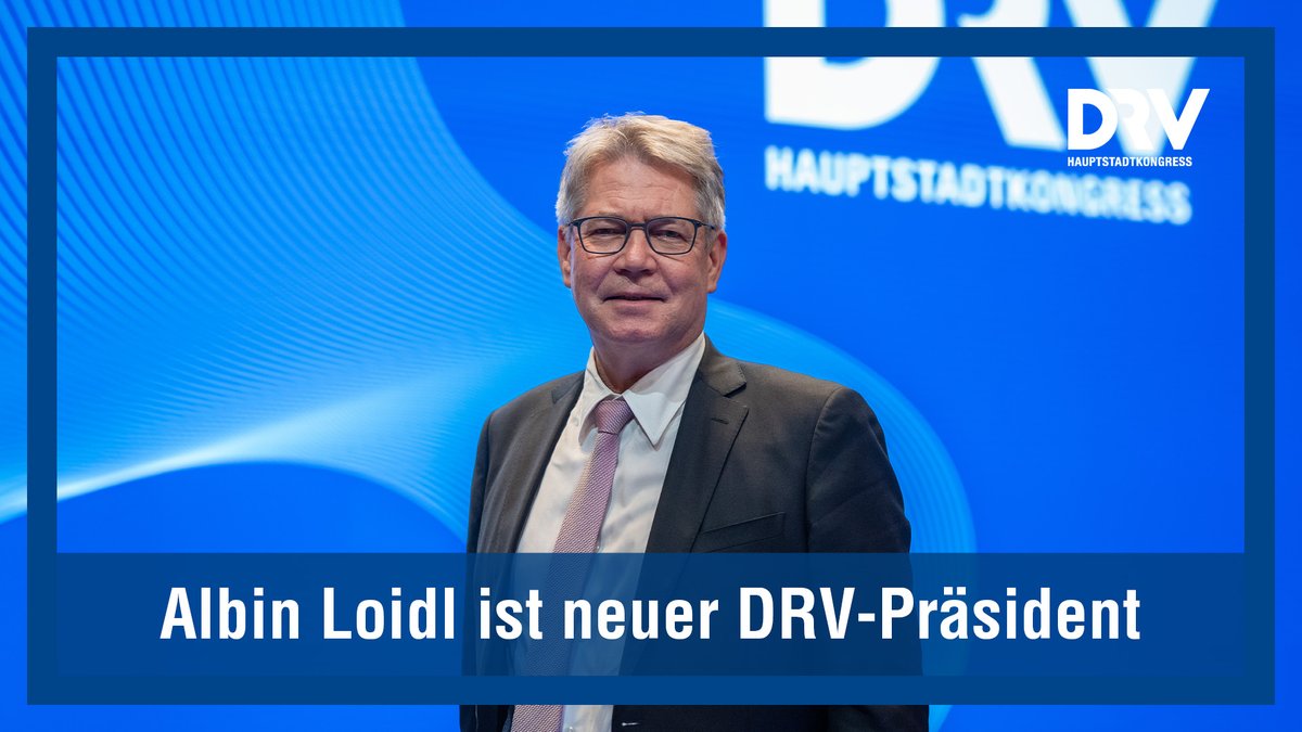 DRV (@drvde) on Twitter photo 🙋 Am heutigen 10. Oktober wurde Albin Loidl auf der Mitgliederversammlung im Rahmen des Hauptstadtkongresses in Berlin zum neuen Präsidenten des Deutschen Reiseverbands (#DRV) gewählt.
#drvhk25 #Reisewirtschaft #Hauptstadtkongress 🙋 Am heutigen 10. Oktober wurde Albin Loidl auf der Mitgliederversammlung im Rahmen des Hauptstadtkongresses in Berlin zum neuen Präsidenten des Deutschen Reiseverbands (#DRV) gewählt.
#drvhk25 #Reisewirtschaft #Hauptstadtkongress