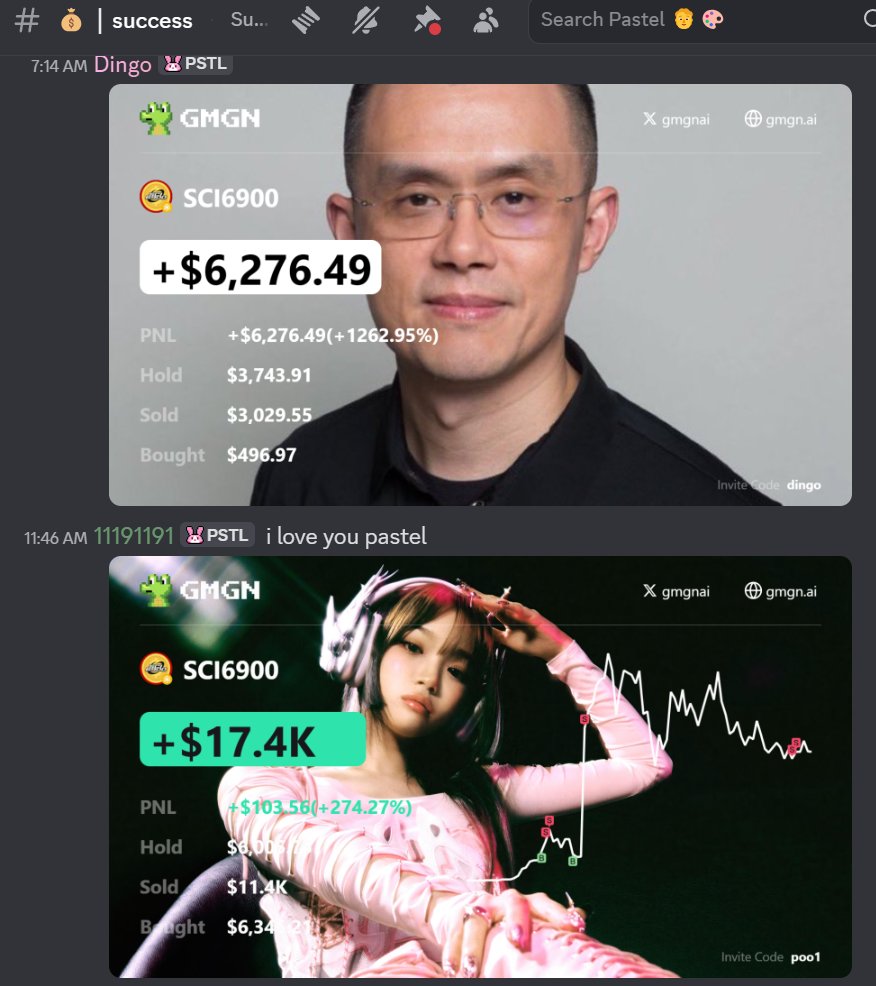 PastelAlpha's tweet image. BNB SZN = Pastel SZN. There's still 8 days left to enter the contest!
Recent cooks found in Pastel:
$修仙 13m > 45m
$SCI6900 83k > 27m
$币安Holder 20m > 162m
$耶格 16k > 4.6m
$財務自由 750k > 55m
$币安汽车 350k > 45m
$金狗 175k > 19m
$PALU 250k > 96m
$FROGE 150k > 4.6m
$币安人生…