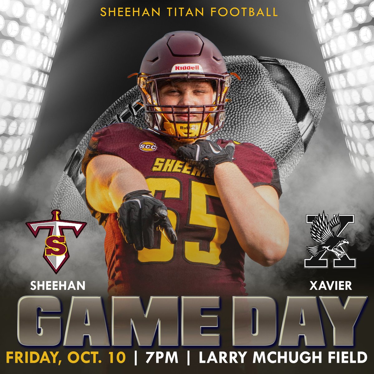 Ready to go for game 5 at Xavier!  #leavenodoubt 🗡⚡️