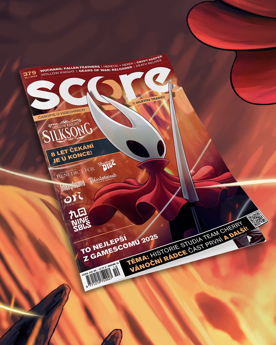 ScoreCZ's tweet image. SCORE 379 v prodeji -&amp;gt; send.cz/casopis/344/sc…

#hollowknight #hollowkinghtsilksong @playWUCHANG @GearsofWar