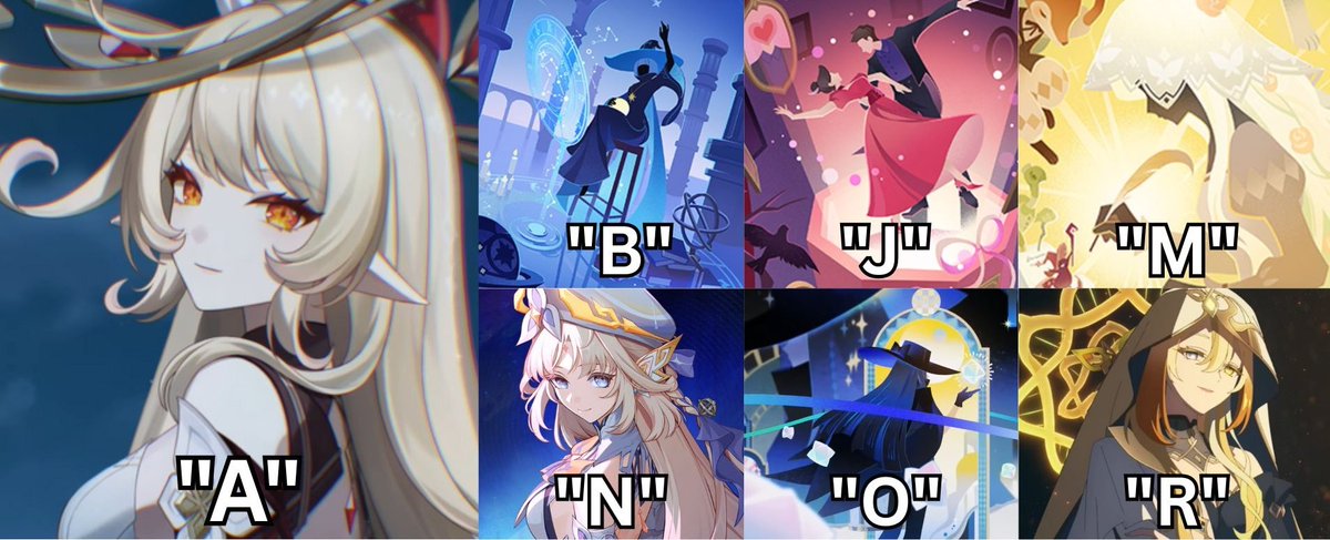 hoshiregulus's tweet photo. Can't believe we have the complete Hexenzirkel official designs now https://t.co/sXIhpwspGU