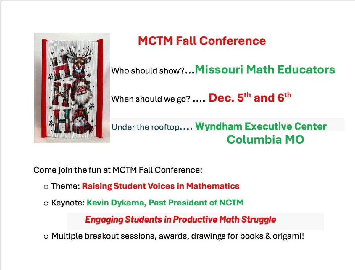 You won’t want to miss out on the chance to win one of Nancy Bergfeld’s famous works of art at our 2025 MCTM Annual Fall Conference!