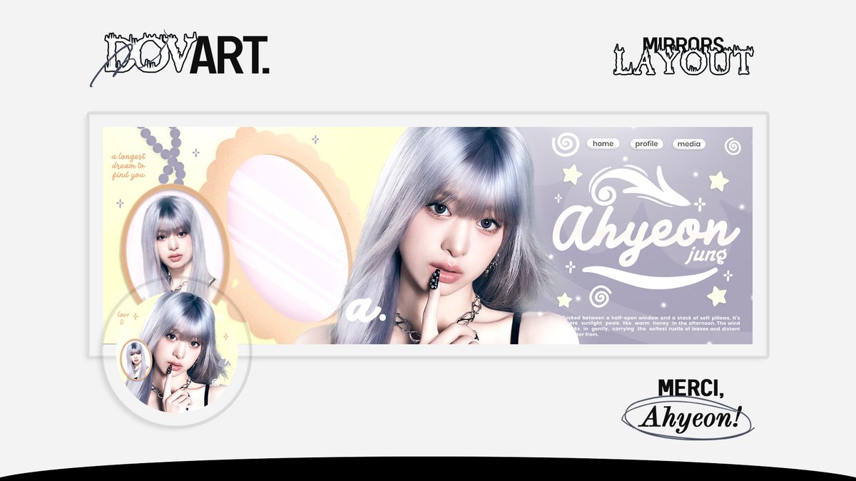 any interaction would be appreciated!      

rora asa ahyeon babymonster ready stock layouts. 15k/each. free replacement text. please dm directly to order it.

#zonauang