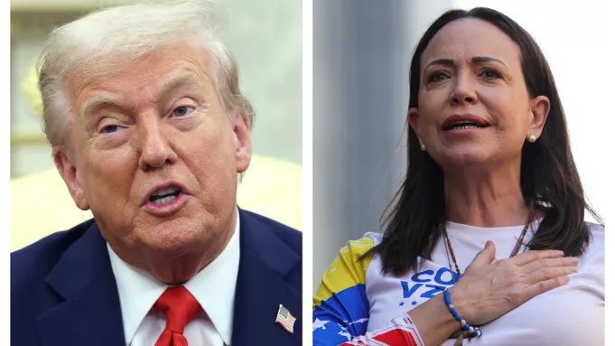 eduardomenoni's tweet photo. @MariaCorinaYA Gracias a la lucha del pueblo venezolano y de Donald Trump, pronto veremos la caída de la narcotiranía terrorista. 🇻🇪🇺🇸 https://t.co/Bw5VTv9Uov