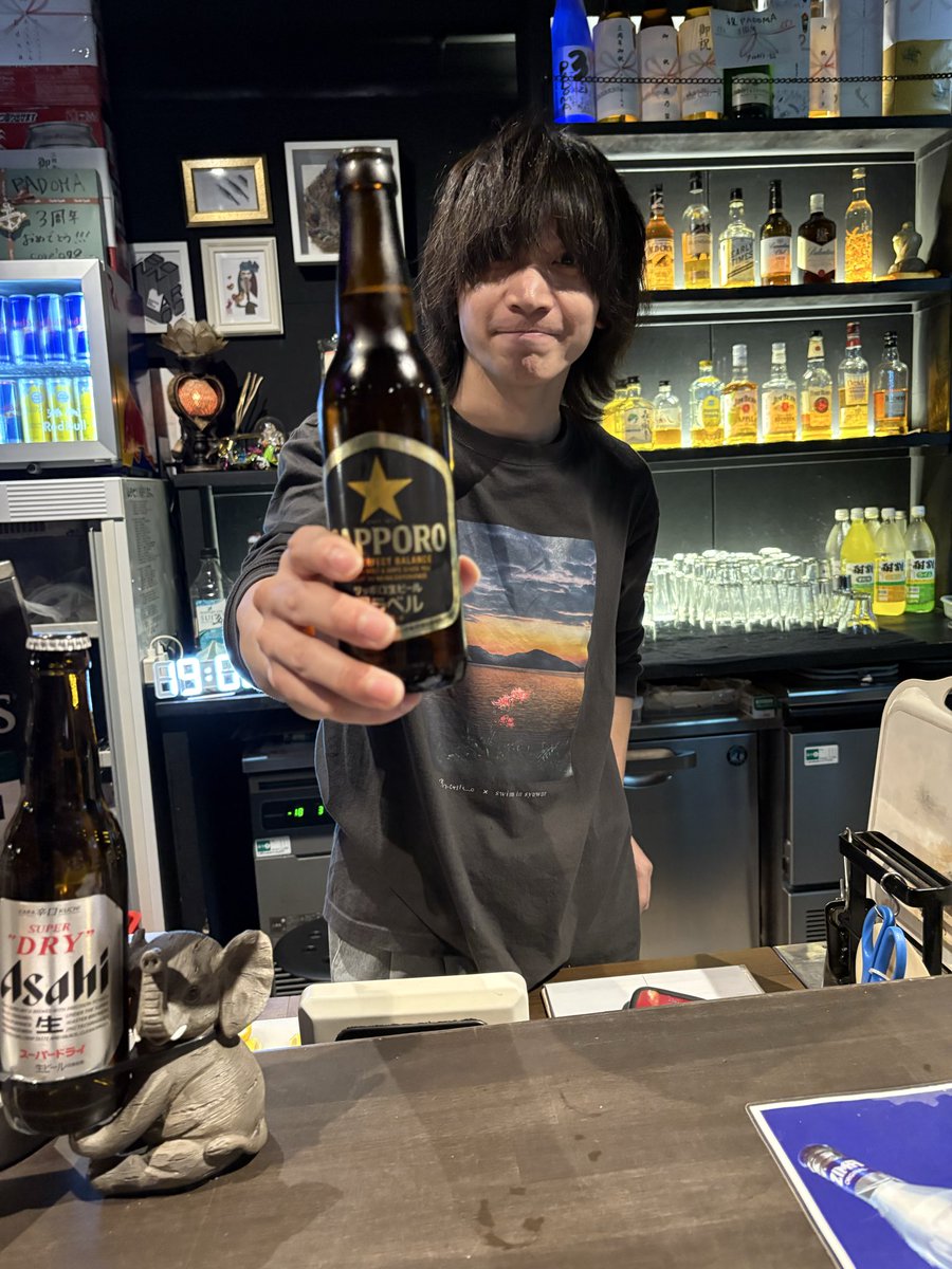 ノブが開けてくれるサッポロが一番美味しい