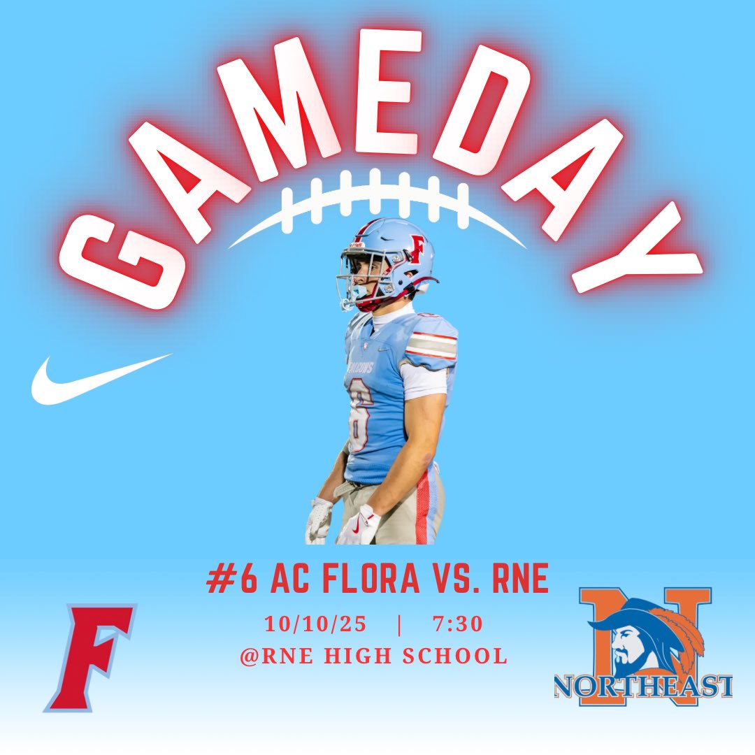 Game 8 ⏰⏰⏰<a href="/ACFloraFootball/">AC Flora Football</a> <a href="/FloraAthletics/">AC Flora Athletics</a>