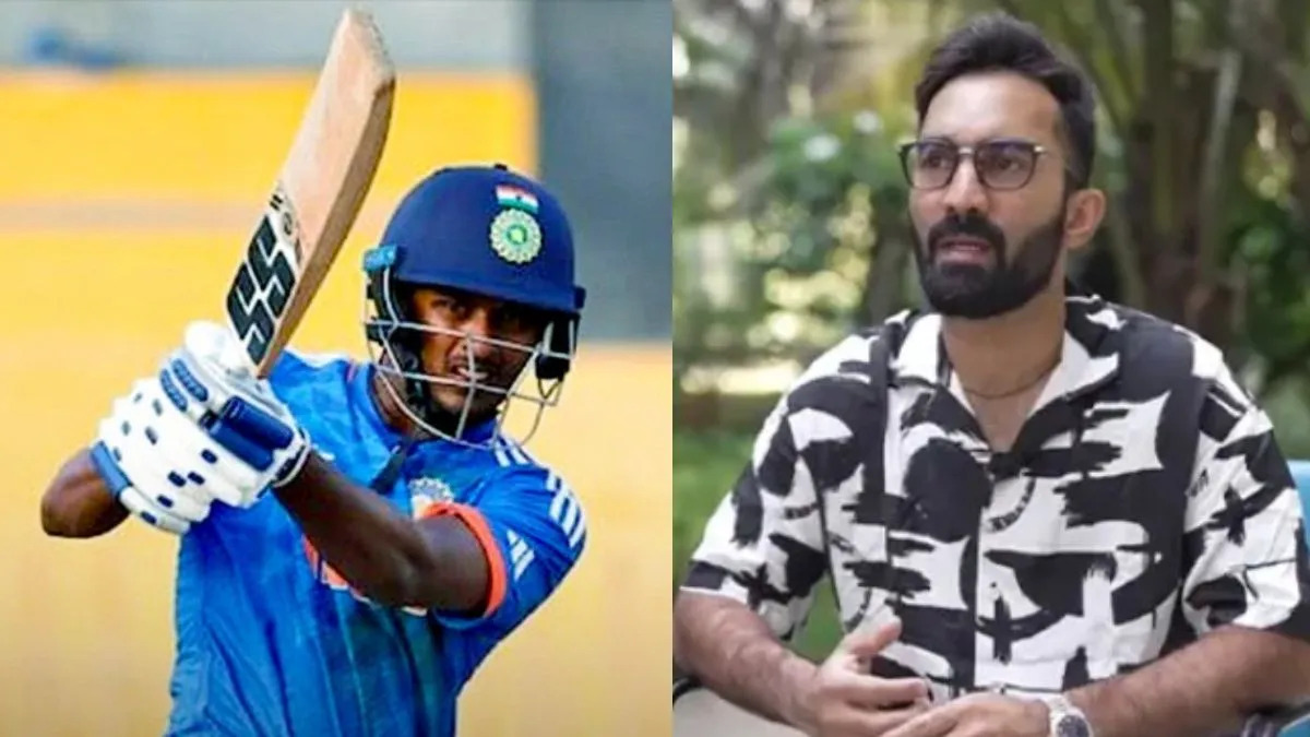 Yolacricket's tweet photo. Sai Sudharsan was cruising on 58.
Then he played one loose shot.
Almost lost his wicket.
Dinesh Karthik didn't hold back:
“There’s only one reason he won’t get to a hundred today.”
Brutal—but true.
#cricketlife #sportsmindset #successmindset #focusiskey #indiancricketteam #disciplineequalsfreedom #mentalstrength #trainhard #saisudharsan
Image : Google