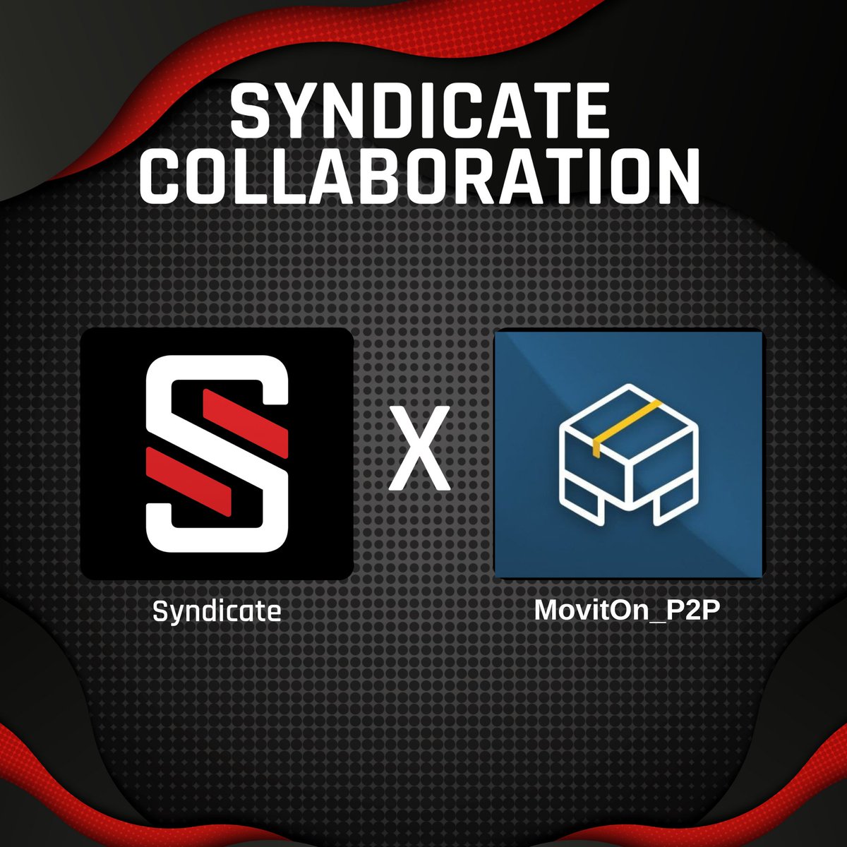 Thrilled To Announce Our New Collab

<a href="/syndicate_hub/">Syndicate</a>🤝 <a href="/MovitOn_P2P/">MovitOn</a> 

MovitOn is a sophisticated global shipment app for seamless "hand to hand" delivery and P2P marketplace on AI and Blockchain Smart-Contracts

MovitOn Beta is coming: Buy MVON during presale &amp; unlock exclusive