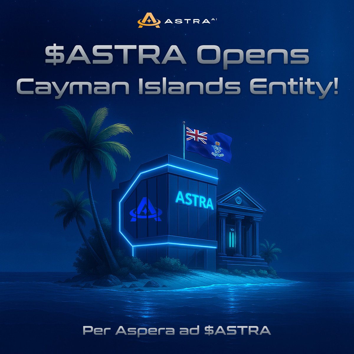 AstraLabs_Inc's tweet image. $ASTRA Opens Cayman Islands Entity! 🌍
We’re excited to share that Astra has officially opened another company, this time in the Cayman Islands, joining our existing entities in the United Arab Emirates and Cyprus.
Why Cayman?
This step strengthens our foundation for…