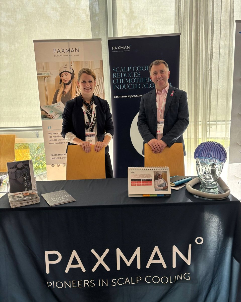scalpcooling's tweet image. David and Nathalie have been at SOTA Bröstcancer 2025 this week! Thank you to all those who stopped by to catch up with us or learn more about how to make scalp cooling more accessible to patients.

#ChangingTheFaceOfCancer #ScalpCooling #SOTA25