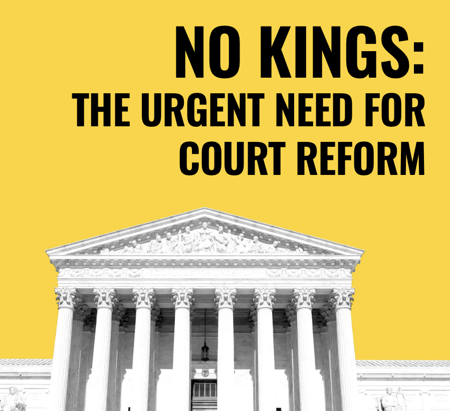 IssueOneReform's tweet image. The courts alone won't save our democracy — at least, not the way they function right now.
This report from @PeoplesParity explains: peoplesparity.org/research/no-ki…