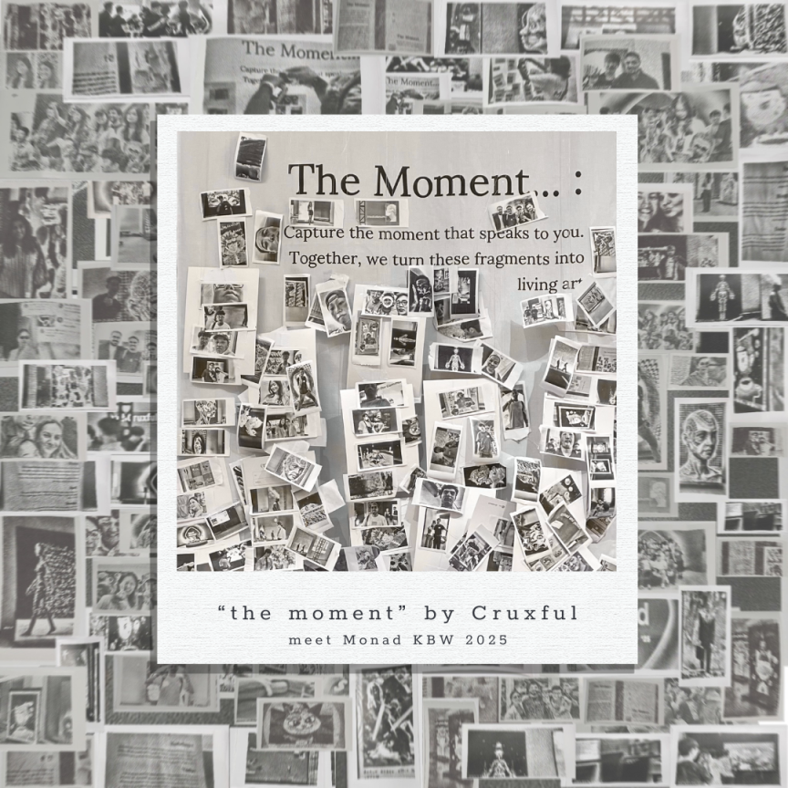 "The Moment"
we share on Monad

Art on Monad
minting coming soon