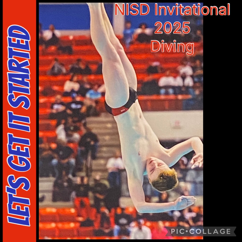 Meet day!  Kicking off the 2025 Northwest ISD Invitational with diving!  Send all the good vibes to Justin, TX as Will begins his senior season! #BuildingALegacy #StrongerTogether #GD2BAJ #MISDProud