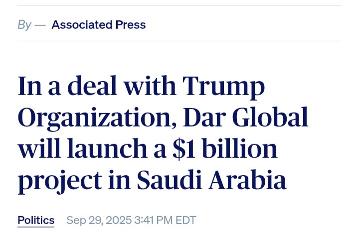 real_IHN_isback's tweet image. As if we needed any more evidence that trump is in the pocket of the Arabs....