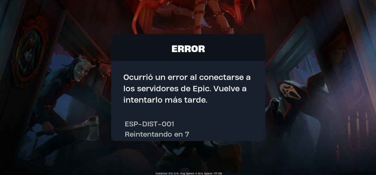 Lynx_PR7's tweet photo. @FortniteStatus This is what I get. https://t.co/HVrsaTlzB1