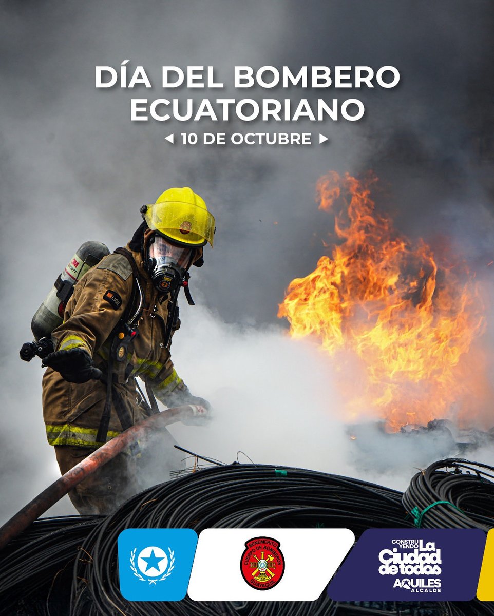 Hoy rendimos homenaje a quienes, con valor, disciplina y vocación de servicio, entregan su vida por la protección de los demás. 👩‍🚒👨‍🚒

Ser bombero es más que una profesión: es un compromiso con la vida, un llamado al servicio y una promesa de estar siempre listos ante la