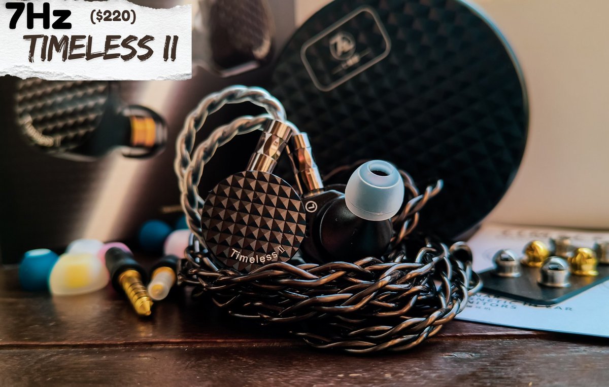 YourbroRishabh's tweet image. 7Hz Timeless II review: The timeless version of planar IEMs.

This is said to be one of the best planar IEMs.

Let&apos;s see if it lives up to the $220 price tag.

Here&apos;s my detailed breakdown. 🧵