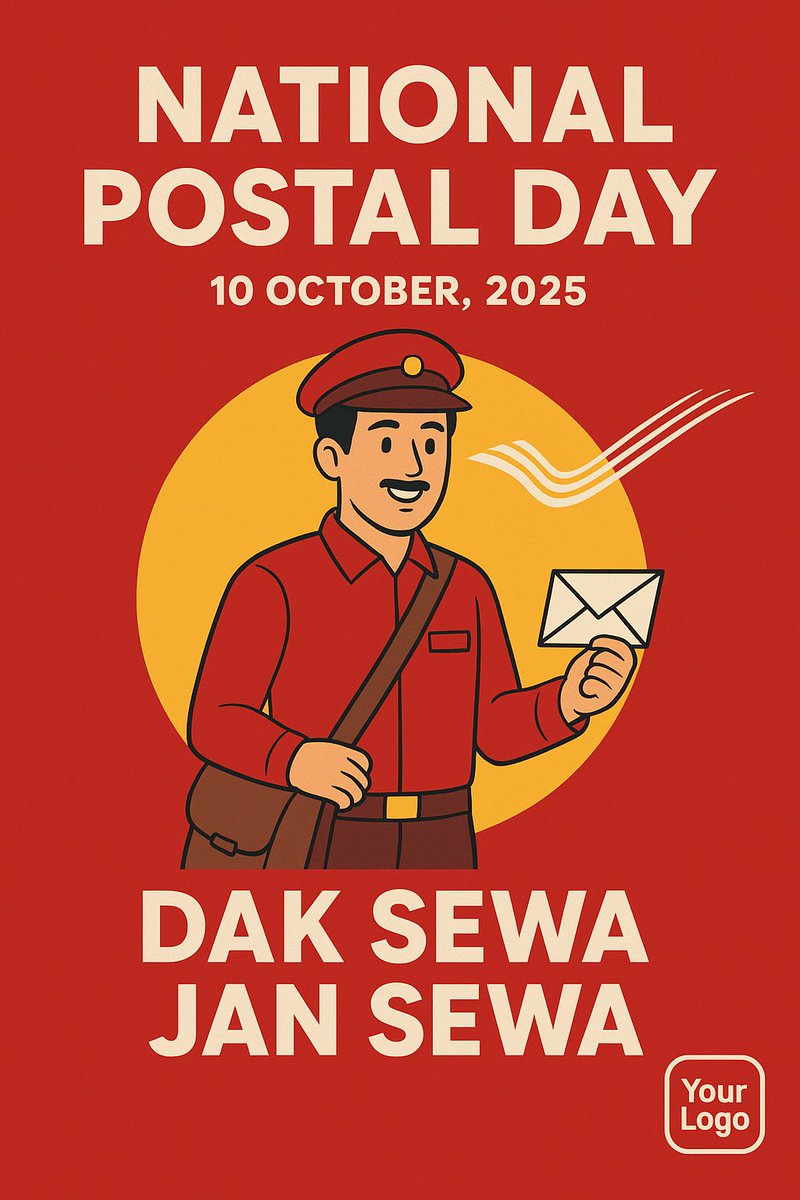 sas_academy_sk_'s tweet image. National Postal Day 10 OCTOBER 2025 ✉️ | Dak Seva Jan Seva 🇮🇳 | Sharma &amp;amp; Son Academy SK
@sas_academy_sk_   #nationalpostalday2025 #daksevajanseva #postdayindia #indianpost #postalservice #postman #dakseva #janseva #sharmaandsonacademysk #postalheroes #letterstolove #indiaevents