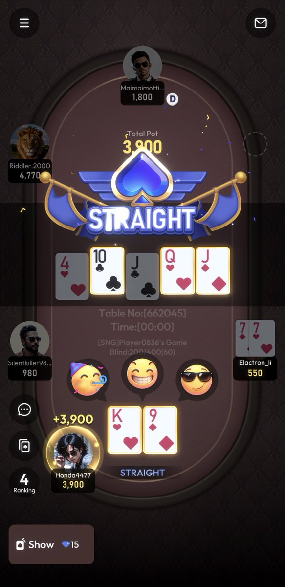 _Raymanadeleke's tweet photo. a king-high straight 🔥
#WPTHOME #PokerMoments https://t.co/fFuttUFbup