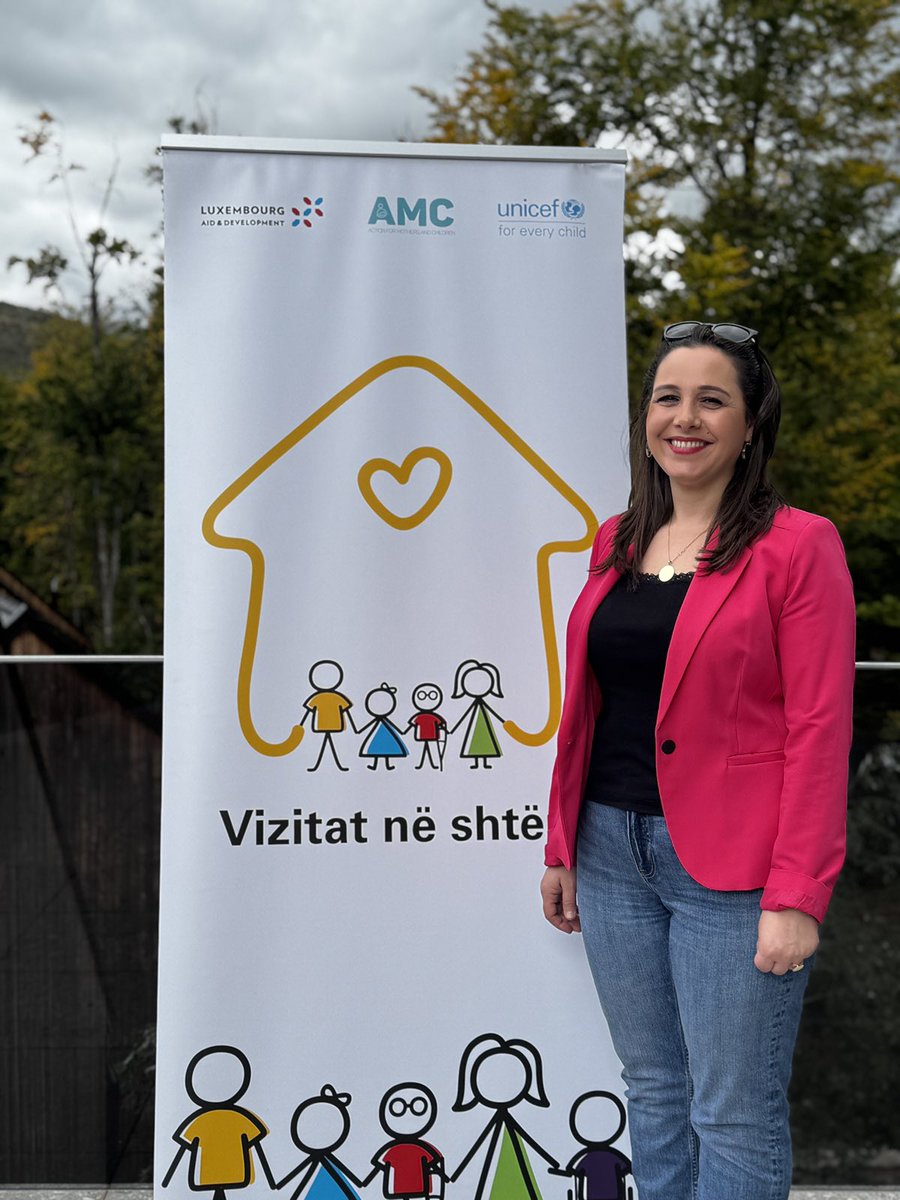Aferdita, Home Visiting coordinator, says over 3,000 families in Prishtina receive support on child health, development &amp; parental well-being.💙“Mothers often tell us: ‘If it weren’t for you, I don’t know what I’d have done.’ That’s why home visiting matters.” #Onmymind