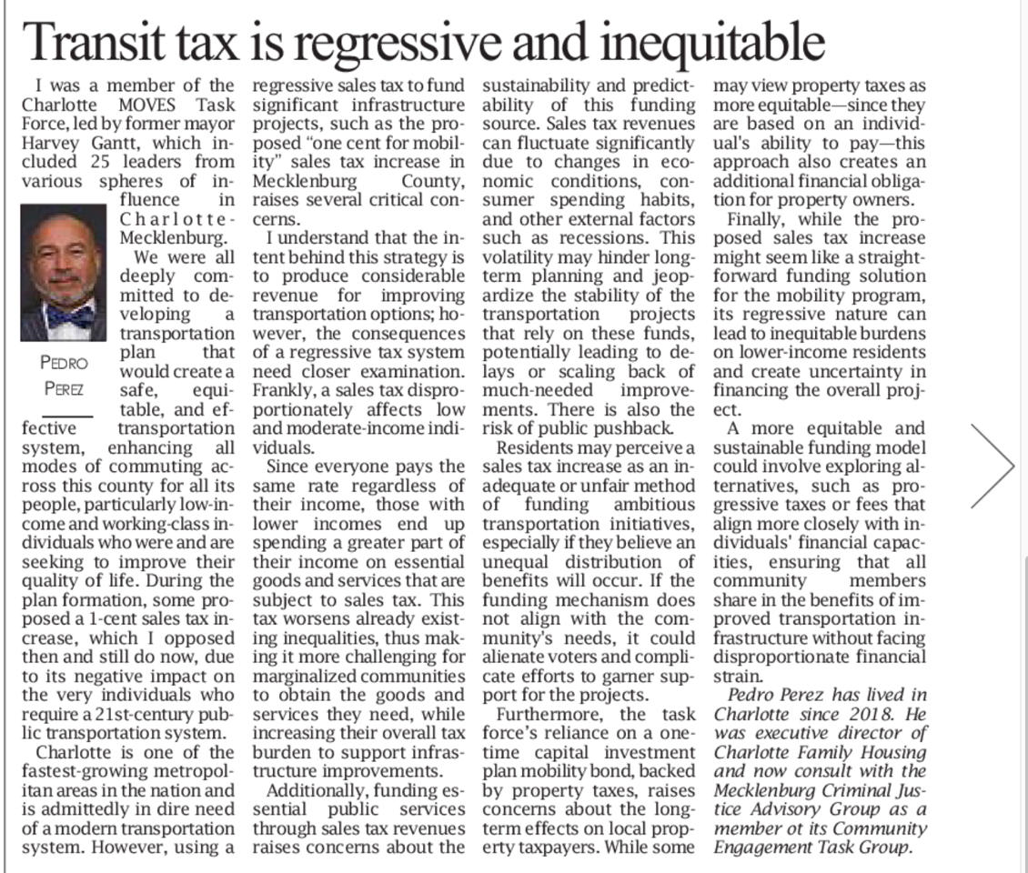 Action_NC's tweet image. The 1¢ transit tax is regressive &amp;amp; hurts working families. The MPTA is acting like it&apos;s officially formed strategizing behind closed doors, before we vote. No public oversight. No real displacement safeguards. Just more burden. Vote NO. #NoTransitTax #CLT #MPTA #Gentrification