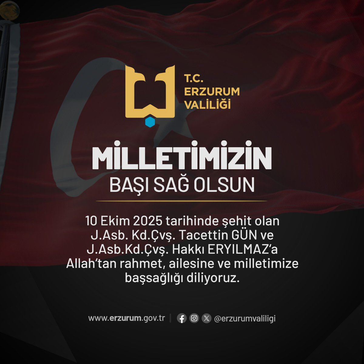🇹🇷 Milletimizin başı sağ olsun.