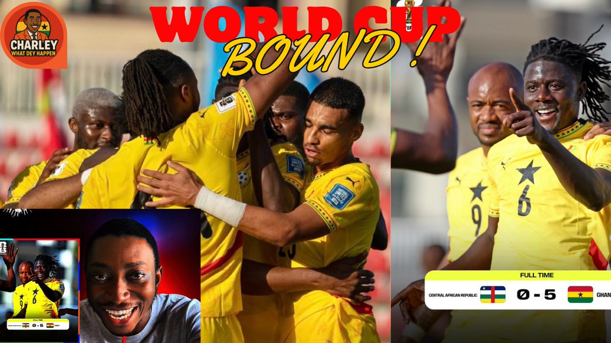 Have you watched something nice today??
GHANA BLACK STARS  are Going To The World Cup 🔥 youtu.be/pHVo3ehcEbI?si… via <a href="/YouTube/">YouTube</a>