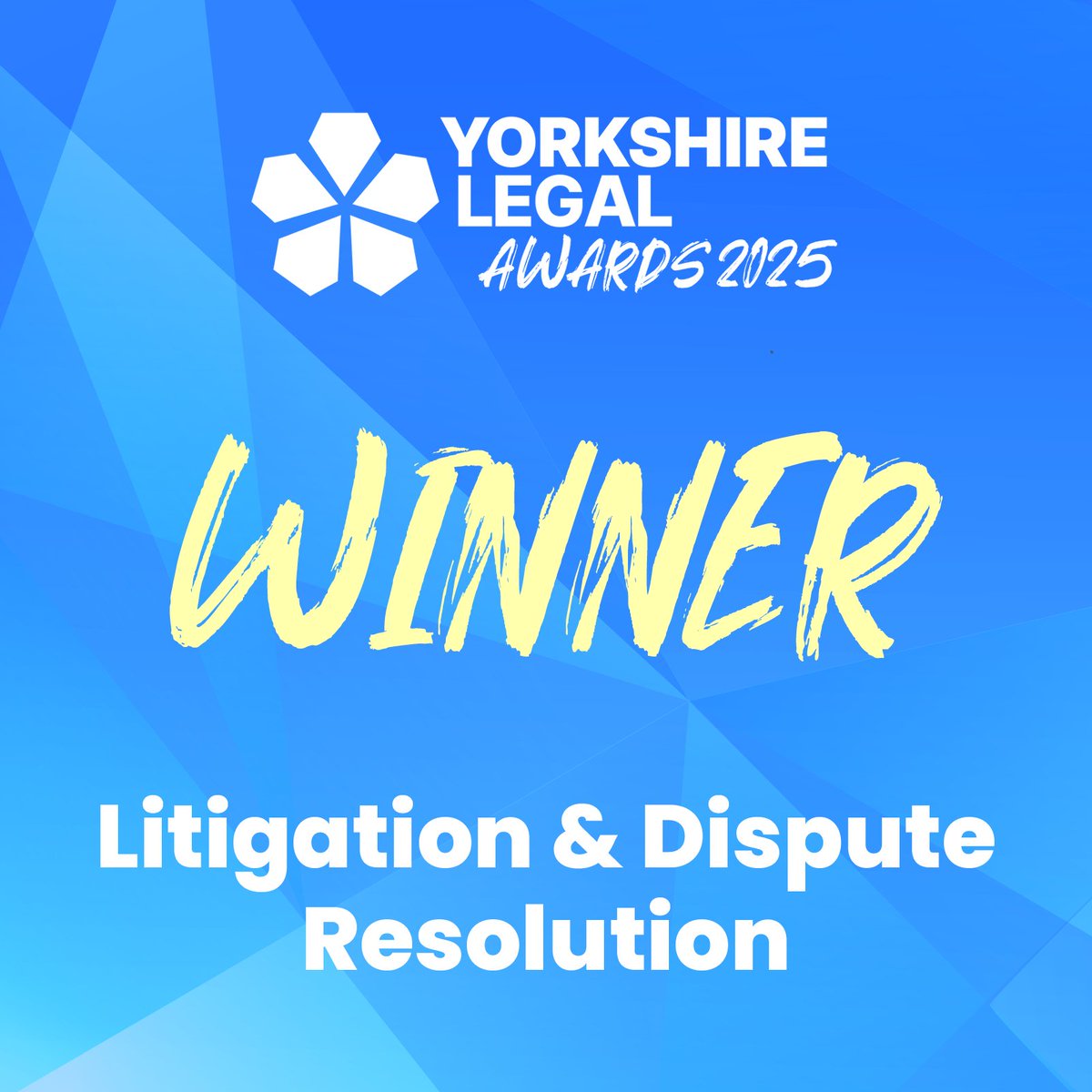 Our next #YLAwards award announcement is our Litigation and Dispute Resolution Award, sponsored by Court Enforcement Services

Congratulations to this year's winner: <a href="/BailoranSols/">Bailoran Solicitors</a>
