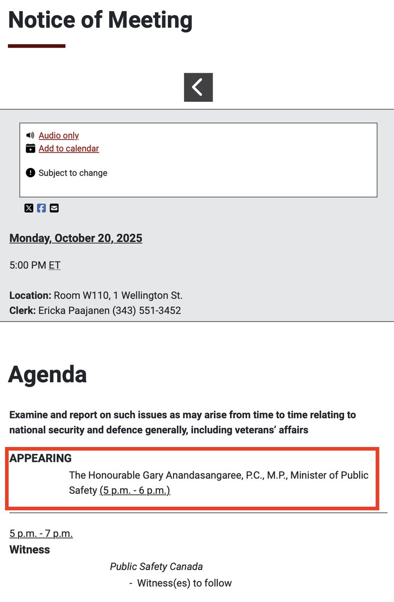 TheGunBlog's tweet image. Canada&apos;s Minister of Gun Confiscation to Speak to Senate SECD Committee

- 20 October 2025
- MOPS: 5 p.m. - 6 p.m. Ottawa time
- Other witnesses: 6 - 7 p.m.

sencanada.ca/en/committees/…