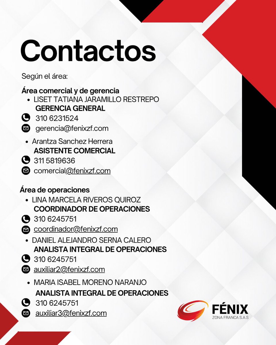 Fenix_ZF's tweet image. “Tu operación no puede esperar, y nosotros tampoco.”
📲 Contáctanos en nuestros canales directos y recibe respaldo inmediato.
Con Fénix ZF siempre tendrás a tu aliado logístico a la mano.
#FénixZF #ZonaFranca #AliadoLogístico #LogísticaSegura #OperacionesConfiables