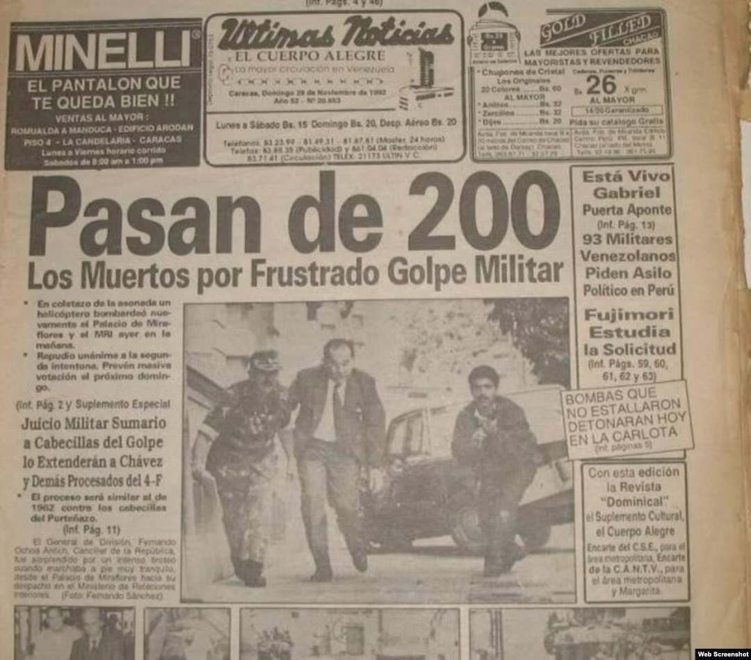 AndVilla1's tweet photo. @PabloIglesias María Corina lucha por el reconocimiento a la comprobada victoria de Edmundo González. Quien intentó dar un golpe de estado en Venezuela fue tu ídolo, el maldito criminal Hugo Chávez cuando asesinó a 200 personas el 4F de 1992.

A ti te encantan los golpistas. No seas hipócrita. https://t.co/NM5Di3SLMf